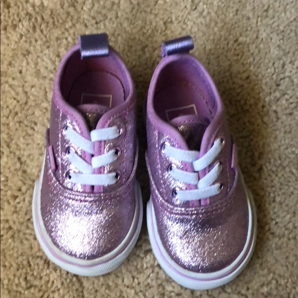 Vans purple glitter
